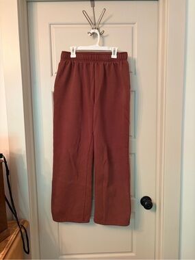 Women’s Wide leg Sweatpants - Rust